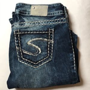 Silver Suki Mid Boot Cut Jeans W28/L33 (long)